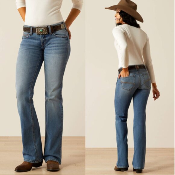 Ariat Mid Rise Allison Boot Cut Jeans size 29S - Picture 1 of 16